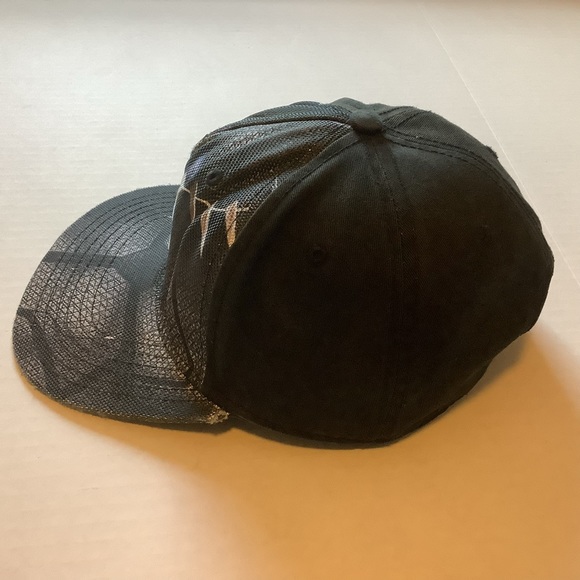 Black Panther Hat Snapback Cap Black Distressed Supper Hero. Wakanda Logo - Picture 4 of 16